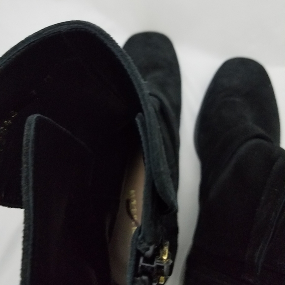 Stuart weitzman black suede buckle booties 7 - Picture 4 of 5